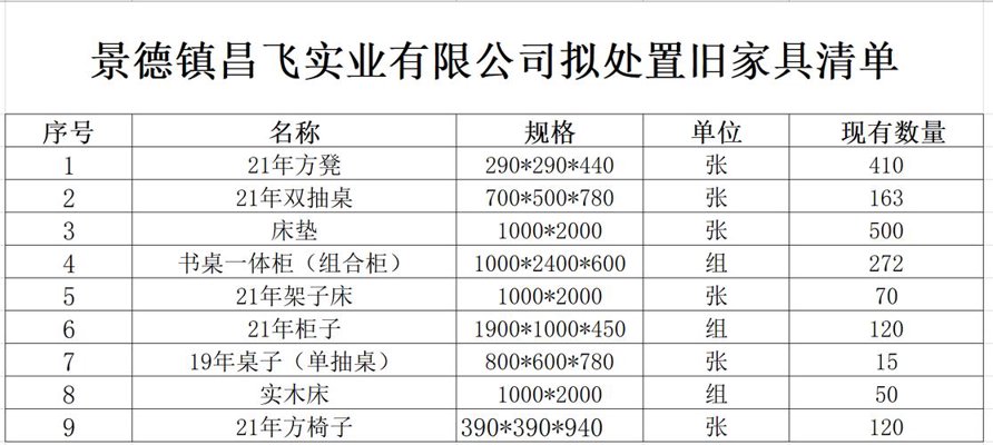 景德镇家具拆装
